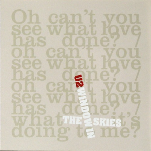 U2 - Window In The Skies (Single)