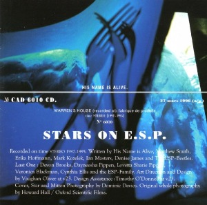 His Name Is Alive - Stars On E.S.P.